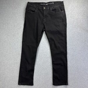 Beverly Hills Polo Club Men's Black Stretch Jeans Size 36x30